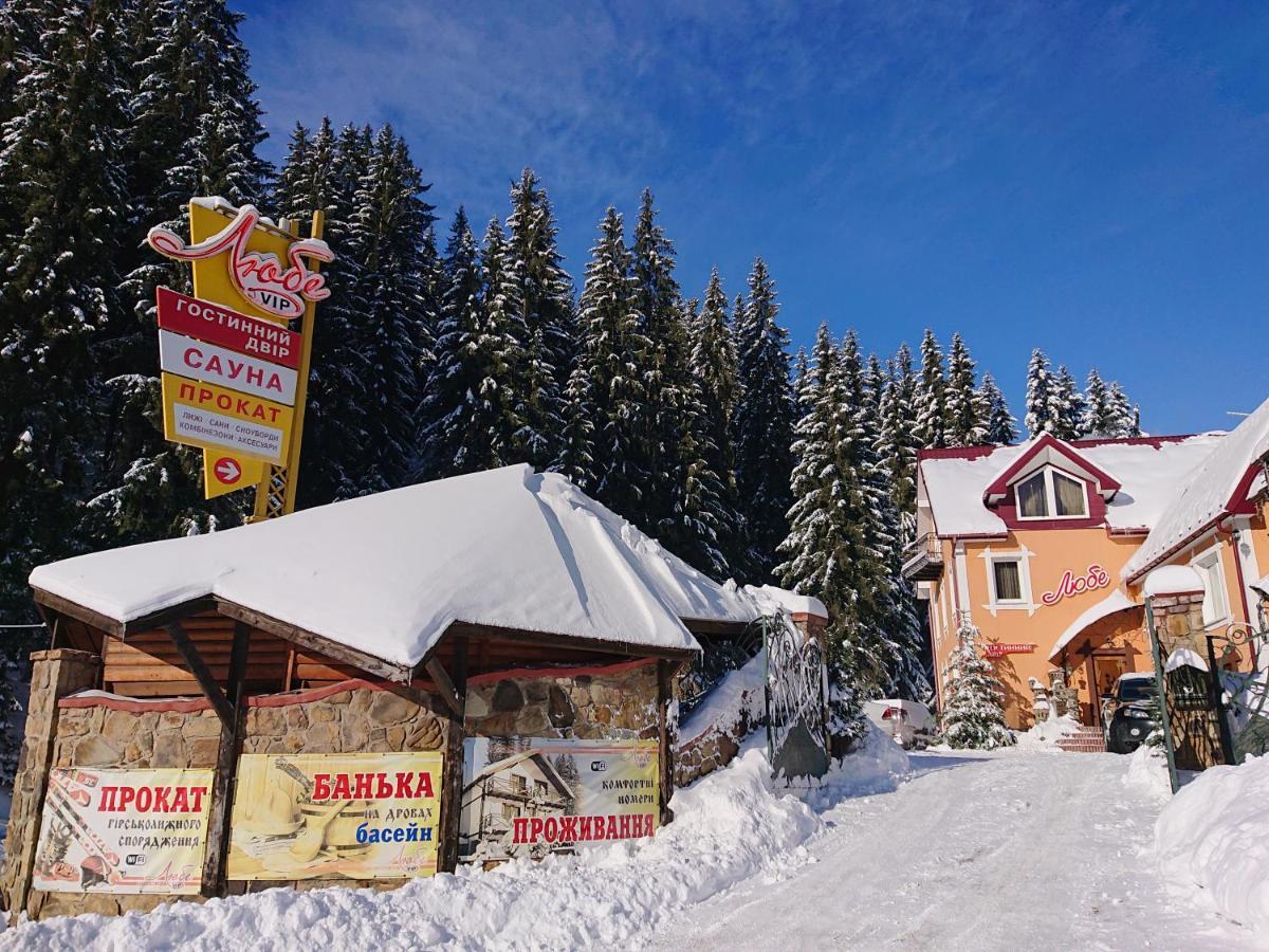 Любе Hotel Iablunîțea Exterior foto